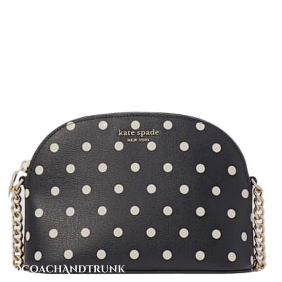 NWT KATE SPADE 2 Piece Set Spencer Cabana Dot Dome Crossbody & Bifold Wallet - Picture 4 of 12